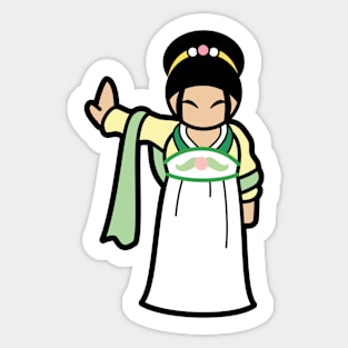 Dolled-up Toph Sticker